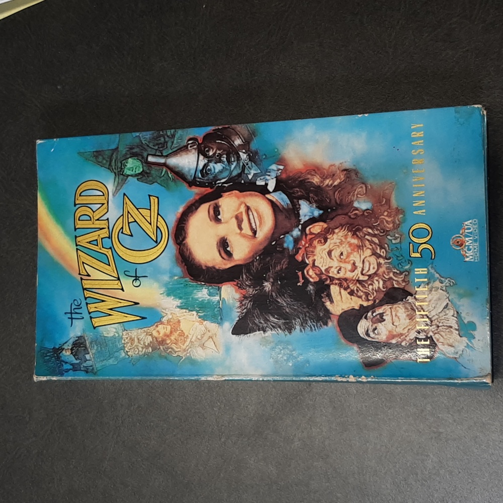 The Wizard of OZ 50th Anniversary VHS Tape. Limited Edition